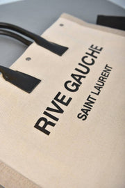 YVES SAINT LAURENT-Rive Gauche Linen Tote