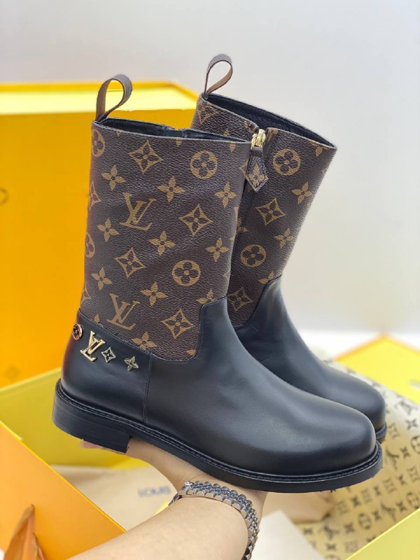 LOUIS VUITTON-Louis Vuitton New Autumn Winter Warm Boots