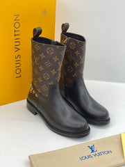 LOUIS VUITTON-Louis Vuitton New Autumn Winter Warm Boots