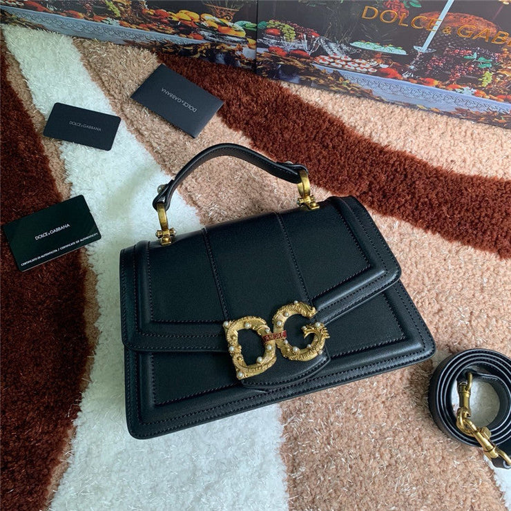 D&G - BAG BLACK TOP HANDLE