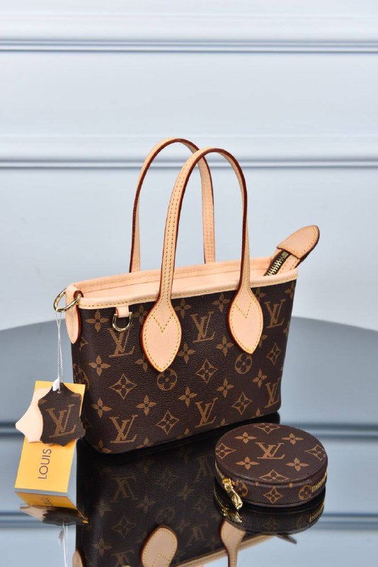 LOUIS VUITTON-Neverfull BB 24 x 14 x 9 cm