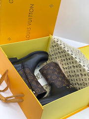 LOUIS VUITTON-Louis Vuitton New Autumn Winter Warm Boots